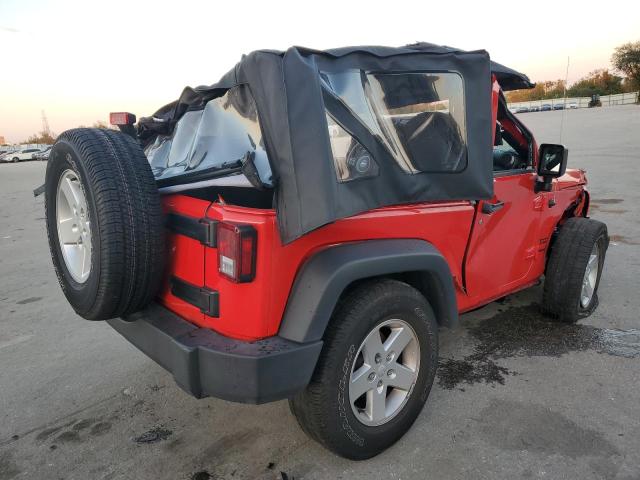 1C4AJWAG0HL714642 - 2017 JEEP WRANGLER S RED photo 3