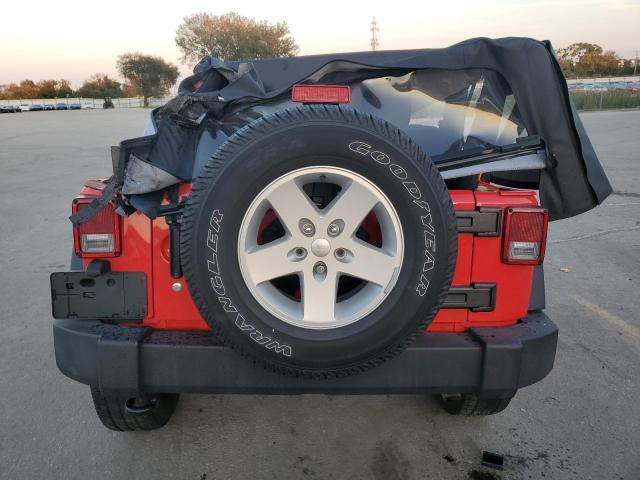 1C4AJWAG0HL714642 - 2017 JEEP WRANGLER S RED photo 6