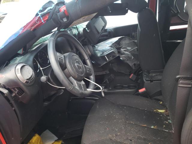 1C4AJWAG0HL714642 - 2017 JEEP WRANGLER S RED photo 7