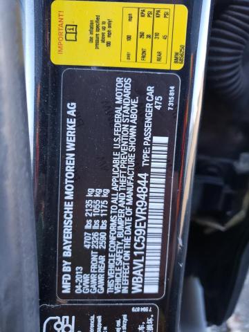 WBAVL1C59EVR94844 - 2014 BMW X1 XDRIVE2 BLACK photo 12