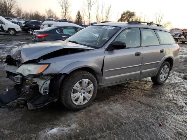 4S4BP60C187****** - 2008 SUBARU OUTBACK SILVER photo 1