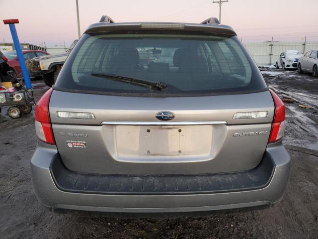 4S4BP60C187****** - 2008 SUBARU OUTBACK SILVER photo 6