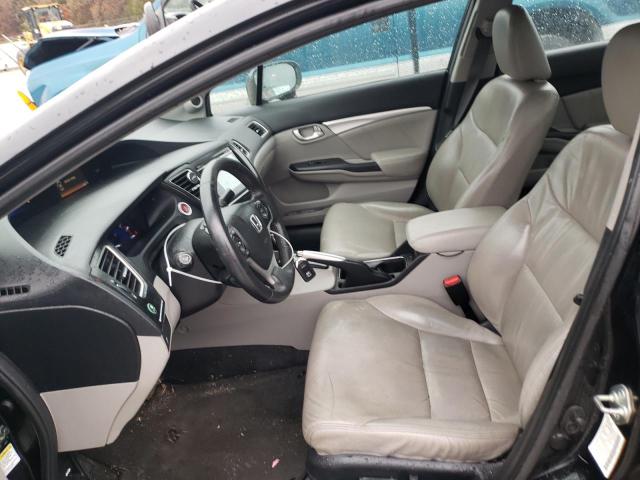 2HGFB2F99FH518670 - 2015 HONDA CIVIC EXL Қара фото 7