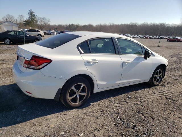 19XFB2F7XFE243271 - 2015 HONDA CIVIC SE WHITE photo 3