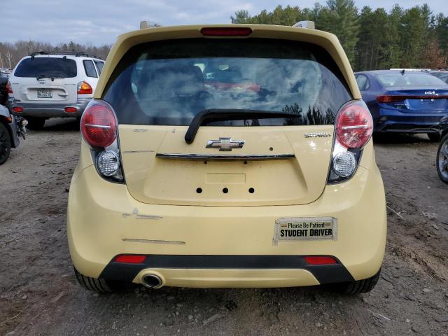 KL8CF6S92EC413322 - 2014 CHEVROLET SPARK 2LT YELLOW photo 6