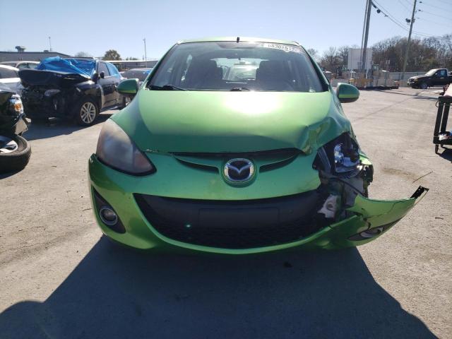 JM1DE1LY4C0131897 - 2012 MAZDA MAZDA2 GREEN photo 5