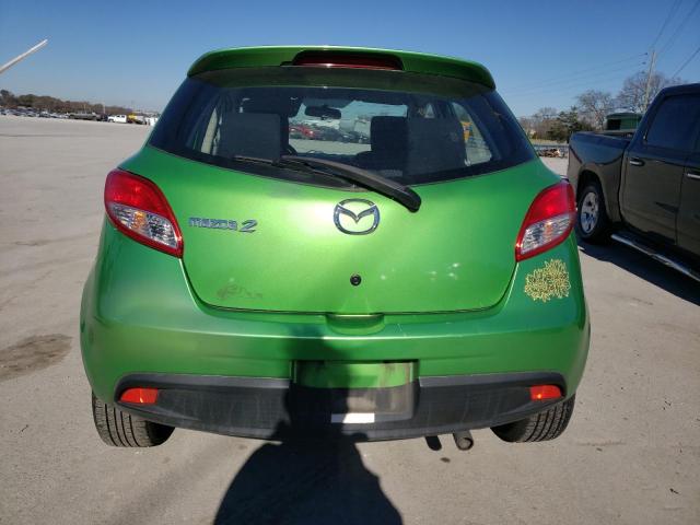 JM1DE1LY4C0131897 - 2012 MAZDA MAZDA2 GREEN photo 6