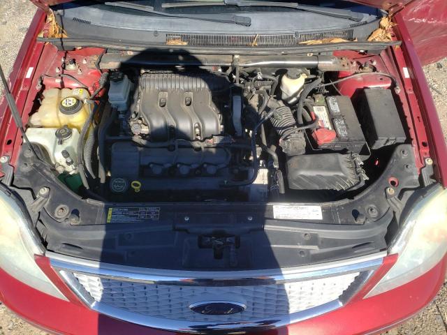 1FAFP24187G115618 - 2007 FORD FIVE HUNDR RED photo 11