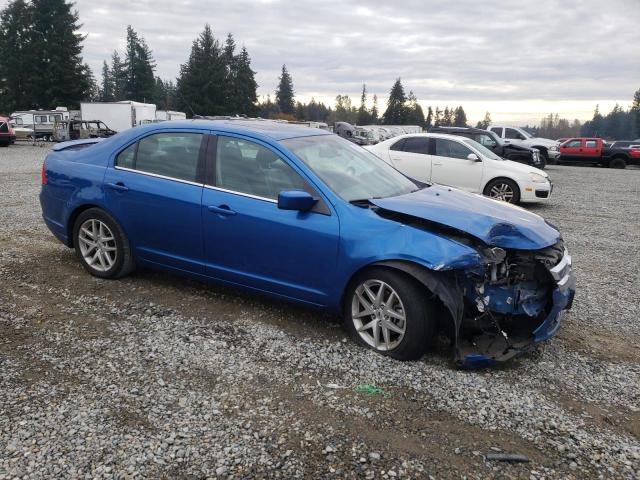 3FAHP0JG4CR232024 - 2012 FORD FUSION SEL BLUE photo 4