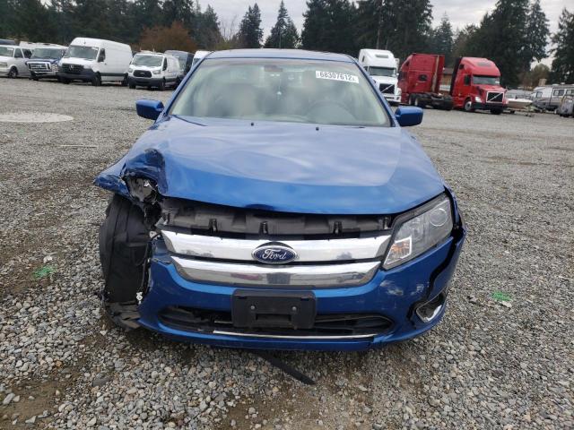 3FAHP0JG4CR232024 - 2012 FORD FUSION SEL BLUE photo 5