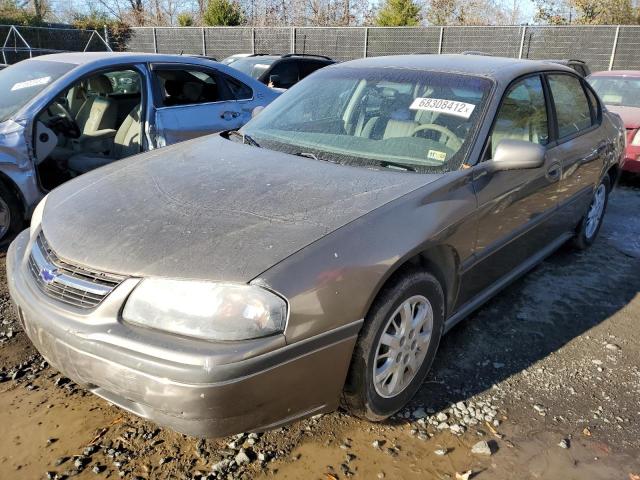 2G1WF55E929281629 - 2002 CHEVROLET IMPALA BROWN photo 1