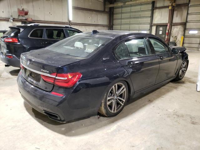 WBA7J2C58JG938106 - 2018 BMW 740 XE BLUE photo 3