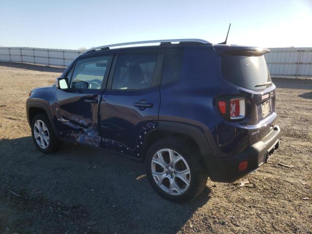 ZACCJBDB8JPH80584 - 2018 JEEP RENEGADE BLUE photo 2