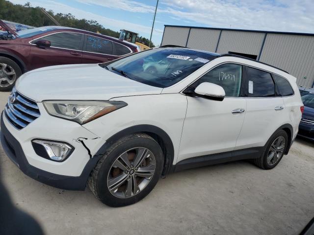 KM8SRDHF3EU040728 - 2014 HYUNDAI SANTA FE G WHITE photo 1