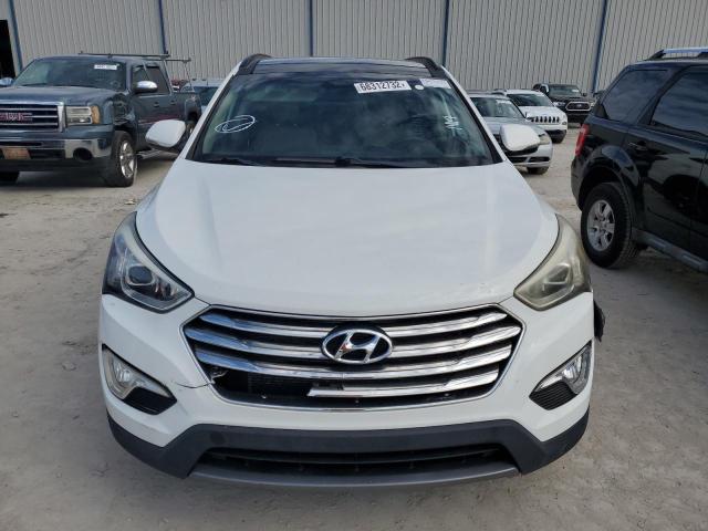 KM8SRDHF3EU040728 - 2014 HYUNDAI SANTA FE G WHITE photo 5