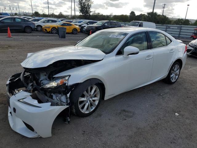 JTHBF1D2XF5068650 - 2015 LEXUS IS 250 WHITE photo 1