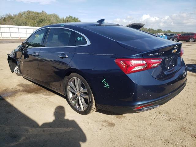 1G1ZE5SXXNF194288 - 2022 CHEVROLET MALIBU PRE BLUE photo 2