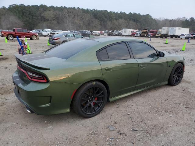 2C3CDXL94KH656144 - 2019 DODGE CHARGER SR GREEN photo 3