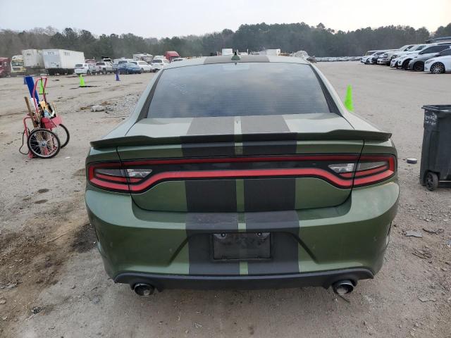 2C3CDXL94KH656144 - 2019 DODGE CHARGER SR GREEN photo 6