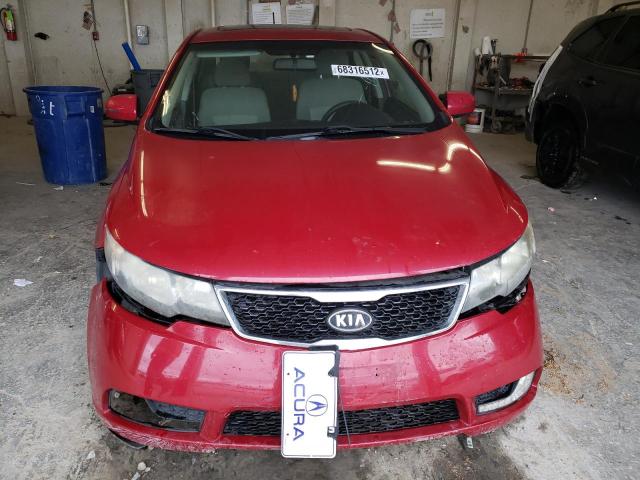 KNAFU4A21D5698629 - 2013 KIA FORTE EX RED photo 5