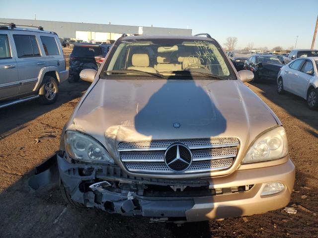 4JGAB75E65A556466 - 2005 MERCEDES-BENZ ML 500 GOLD photo 5