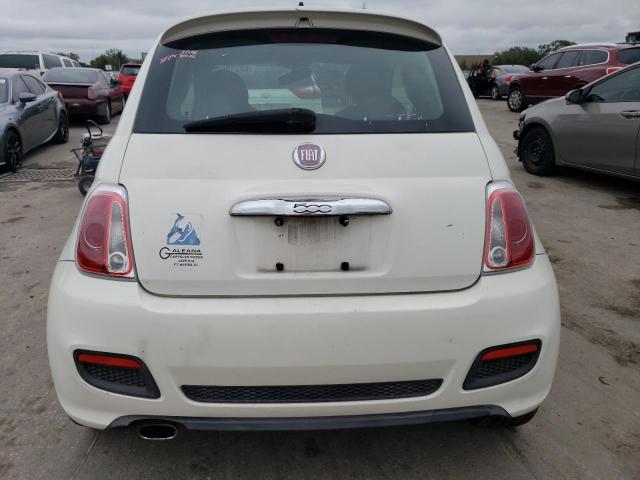 3C3CFFBR6CT110413 - 2012 FIAT 500 WHITE photo 6