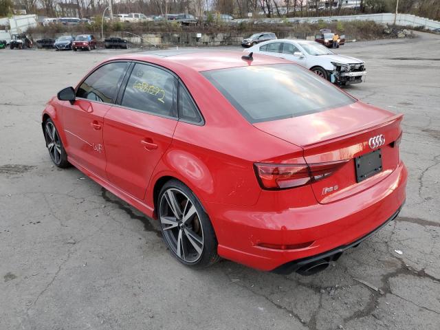 WUABWGFF9KA902481 - 2019 AUDI RS3 RED photo 2