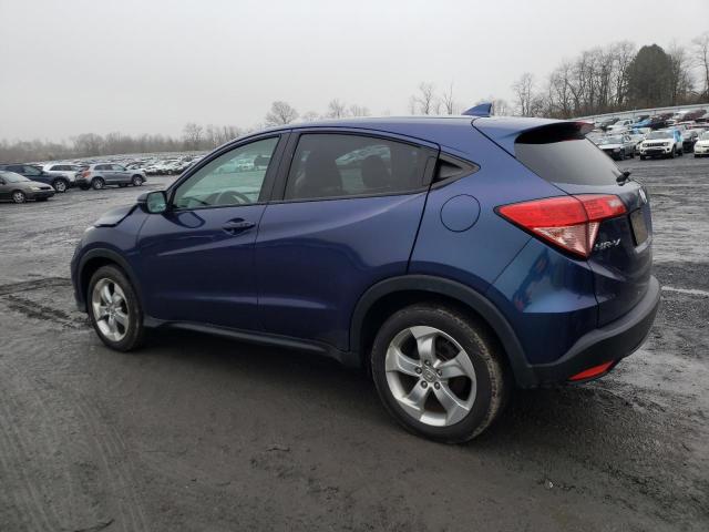 3CZRU6H5XGM728554 - 2016 HONDA HR-V EX BLUE photo 2