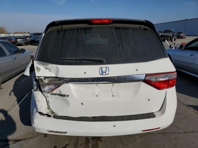 5FNRL5H49BB073830 - 2011 HONDA ODYSSEY EX WHITE photo 6