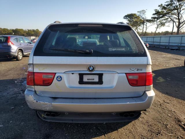 5UXFB33503LH40732 - 2003 BMW X5 4.4I SILVER photo 6