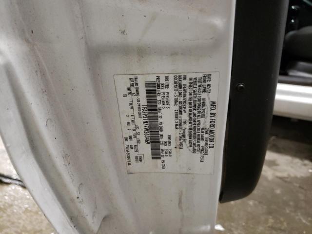 1FAFP31N77W263469 - 2007 FORD FOCUS ZX3 WHITE photo 12