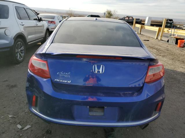 1HGCT1B81DA002760 - 2013 HONDA ACCORD EXL BLUE photo 6