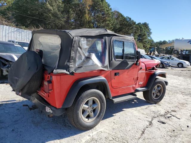 1J4FY29P3WP765387 - 1998 JEEP WRANGLER / RED photo 3