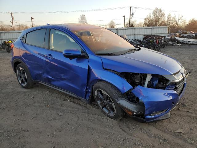 3CZRU6H58JM708178 - 2018 HONDA HR-V EX BLUE photo 4