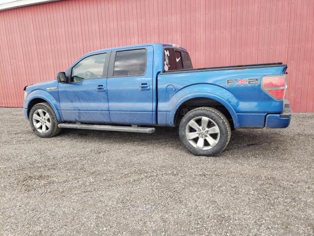 1FTFW1CV0AKE04203 - 2010 FORD F150 SUPER BLUE photo 2