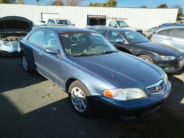 1YVGF22C325307310 - 2002 MAZDA 626 LX BLUE photo 4