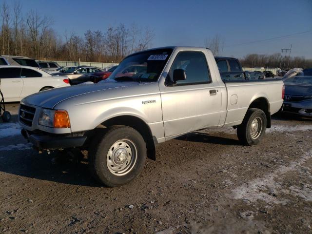 1FTYR10D92TA44405 - 2002 FORD RANGER SILVER photo 1