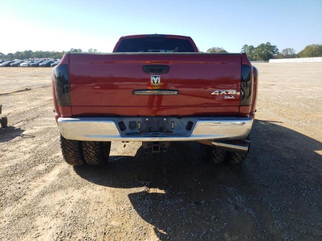 3D7MX48C06G241411 - 2006 DODGE RAM 3500 S RED photo 6