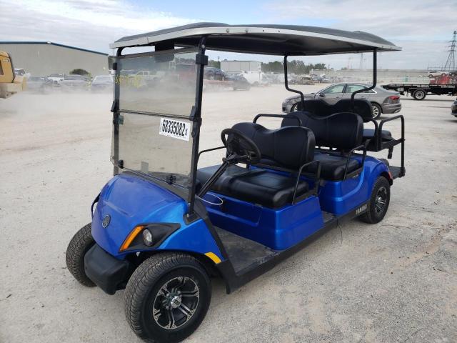 J0D407614 - 2021 YAMAHA GOLF CART BLUE photo 2