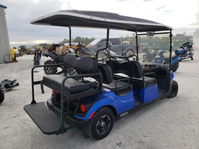 J0D407614 - 2021 YAMAHA GOLF CART BLUE photo 4