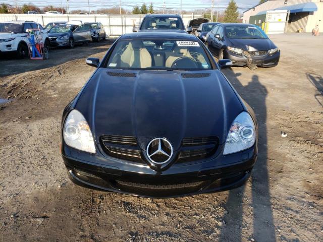 WDBWK54F37F144910 - 2007 MERCEDES-BENZ SLK 280 BLACK photo 5