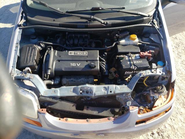 KL1TD56646B535251 - 2006 CHEVROLET AVEO BASE BLUE photo 11
