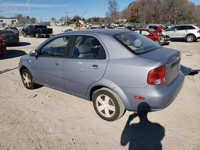 KL1TD56646B535251 - 2006 CHEVROLET AVEO BASE BLUE photo 2