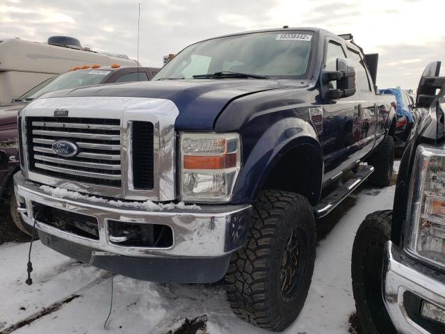 1FTWW31R28EE35351 - 2008 FORD F350 SRW S BLUE photo 1