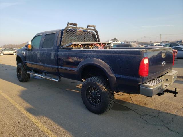 1FTWW31R28EE35351 - 2008 FORD F350 SRW S BLUE photo 2