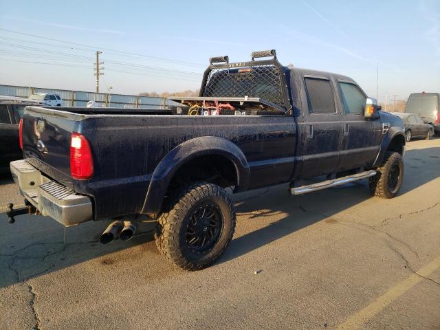 1FTWW31R28EE35351 - 2008 FORD F350 SRW S BLUE photo 3