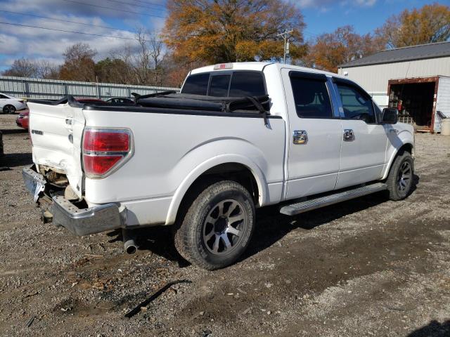 1FTFW1CV6AFC11305 - 2010 FORD F150LARIAT WHITE photo 3