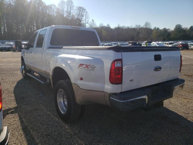 1FTWW3DR6AEA70075 - 2010 FORD F350 SUPER WHITE photo 2