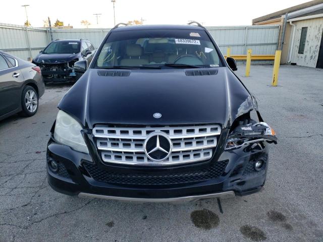 4JGBB8GB2BA645282 - 2011 MERCEDES-BENZ ML 350 4MA BLACK photo 5