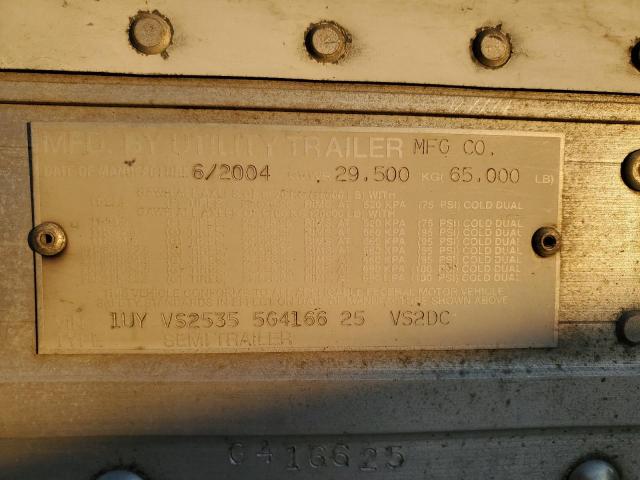 1UYVS25355G416625 - 2005 UTILITY TRAILER WHITE photo 10